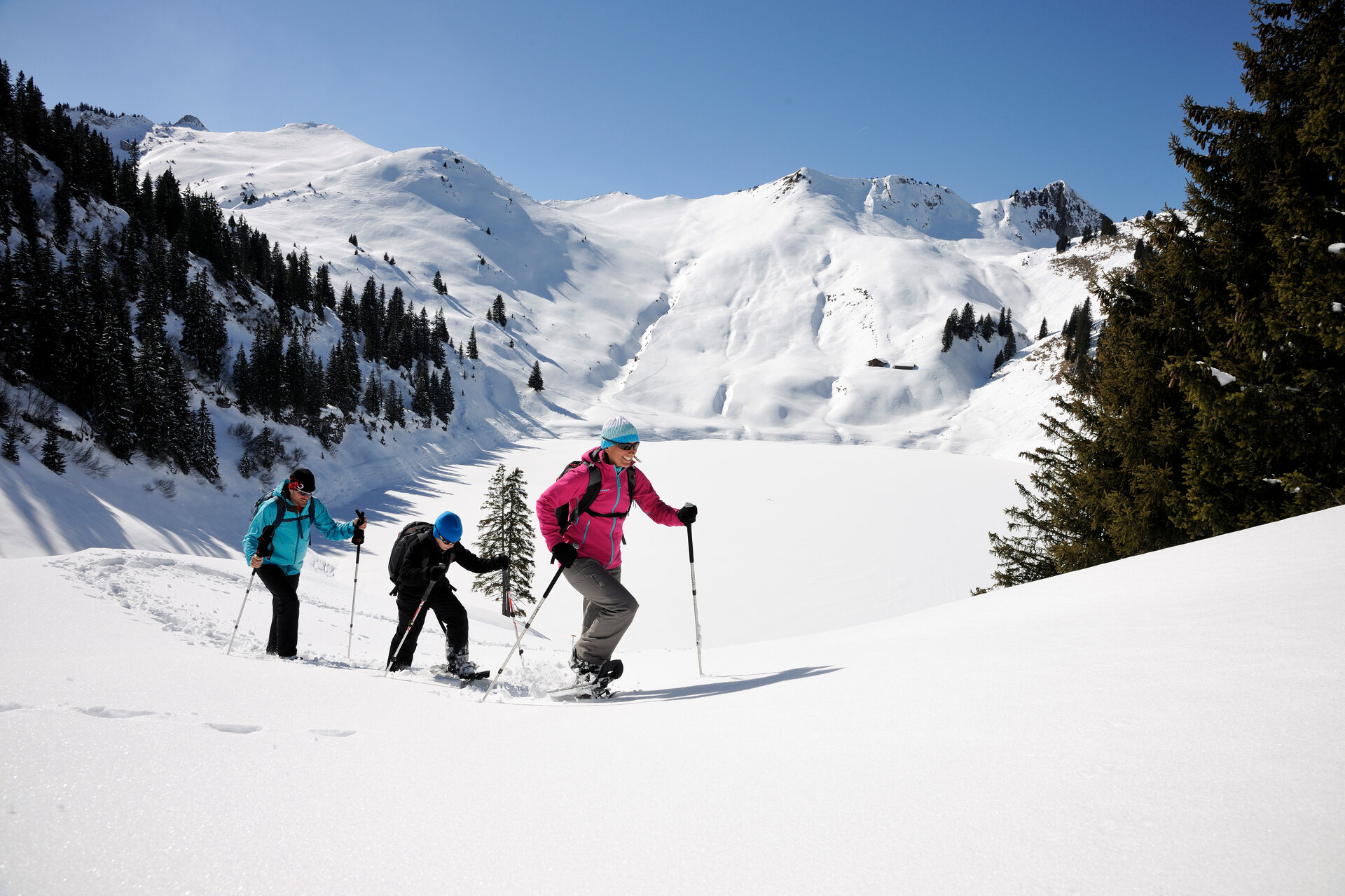 Snowshoeing